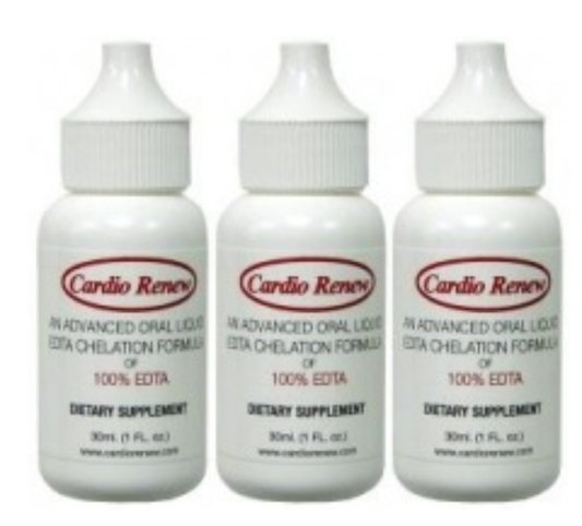 3 Bottles of Cardio Renew EDTA