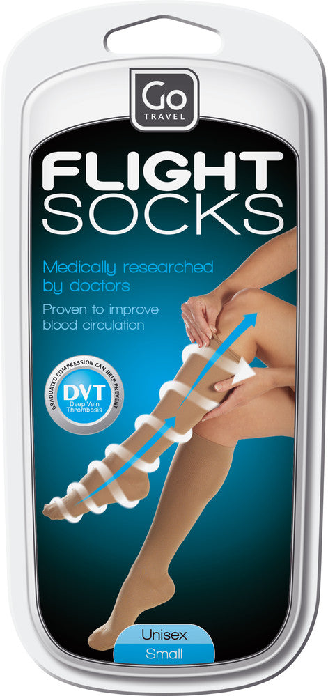 Go Travel Knee High 15-20mmHg Compression Socks