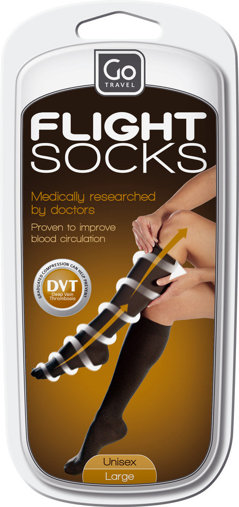 Go Travel Knee High 15-20mmHg Compression Socks